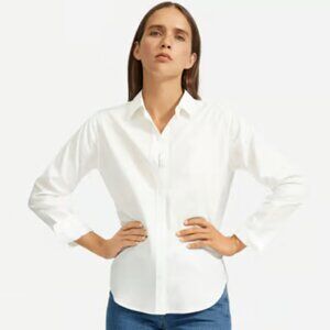 Everlane, The Silky Cotton Relaxed Shirt, Size 4